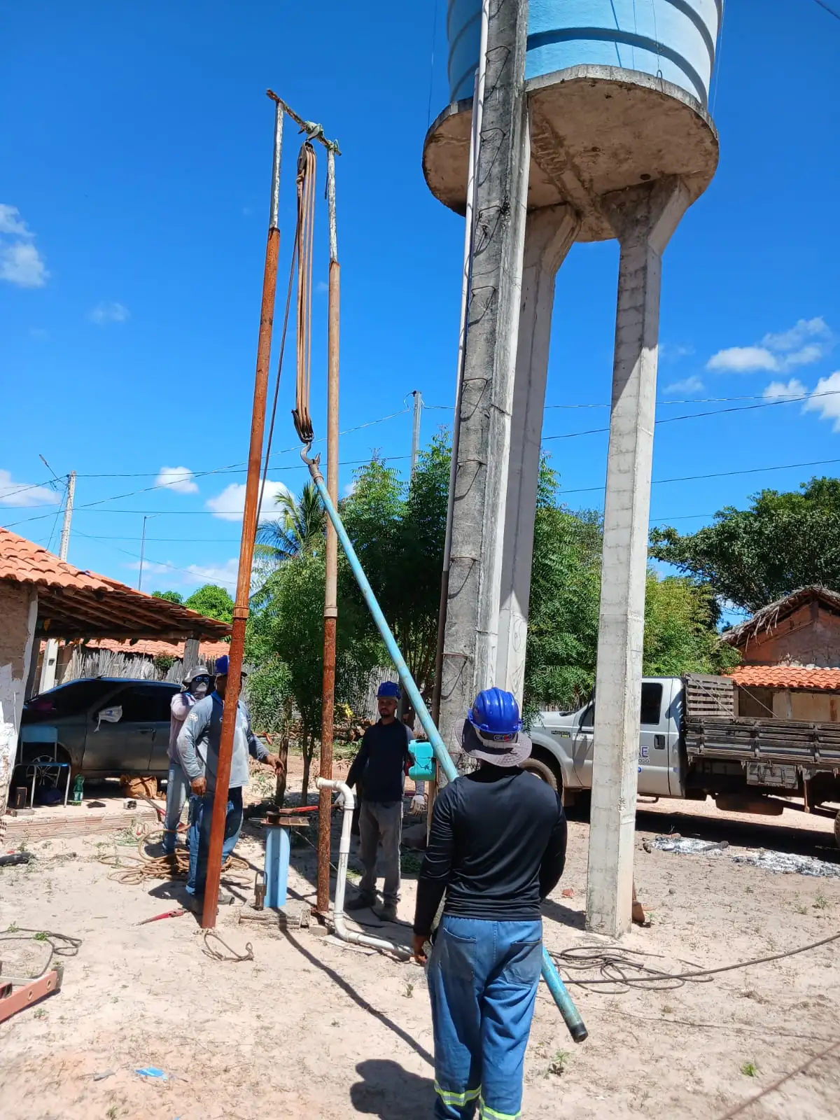 SAAE realiza substituição de bomba em poço e amplia capacidade de abastecimento no povoado Pau Cheiroso