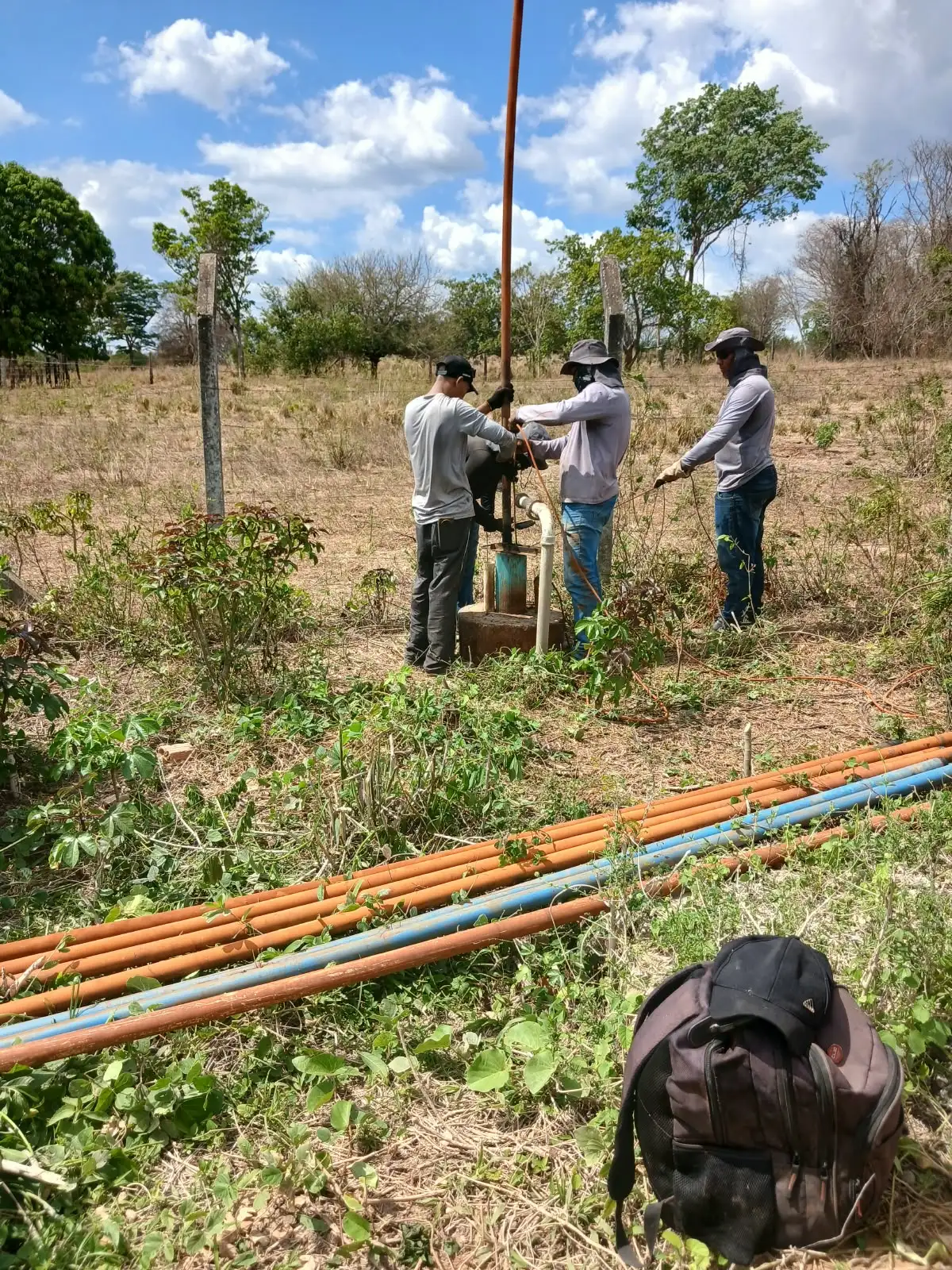 Foto 4 – SAAE Codó realiza revisão de bomba no povoado São José