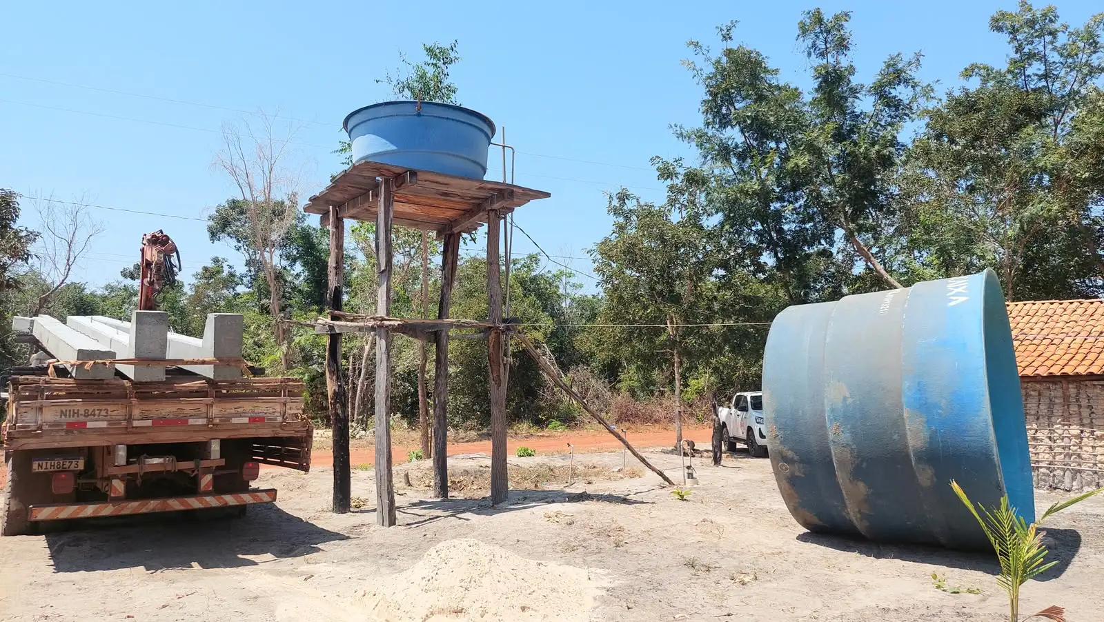 SAAE instala nova caixa d’água e reforça abastecimento no Povoado Curica