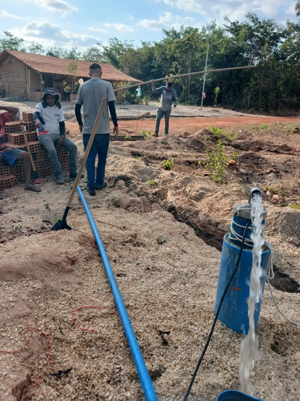 Foto 7 – SAAE Codó instala bomba em novo poço no povoado Curica