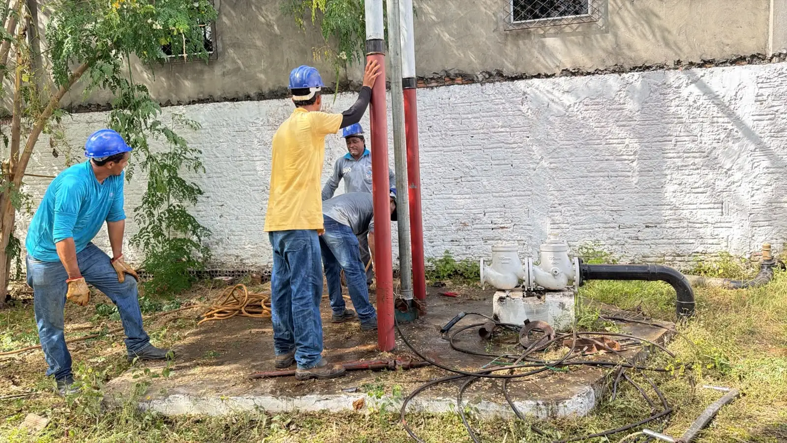 SAAE realiza manutenção no PT 16 com substituição de bomba para melhorar vazão da água