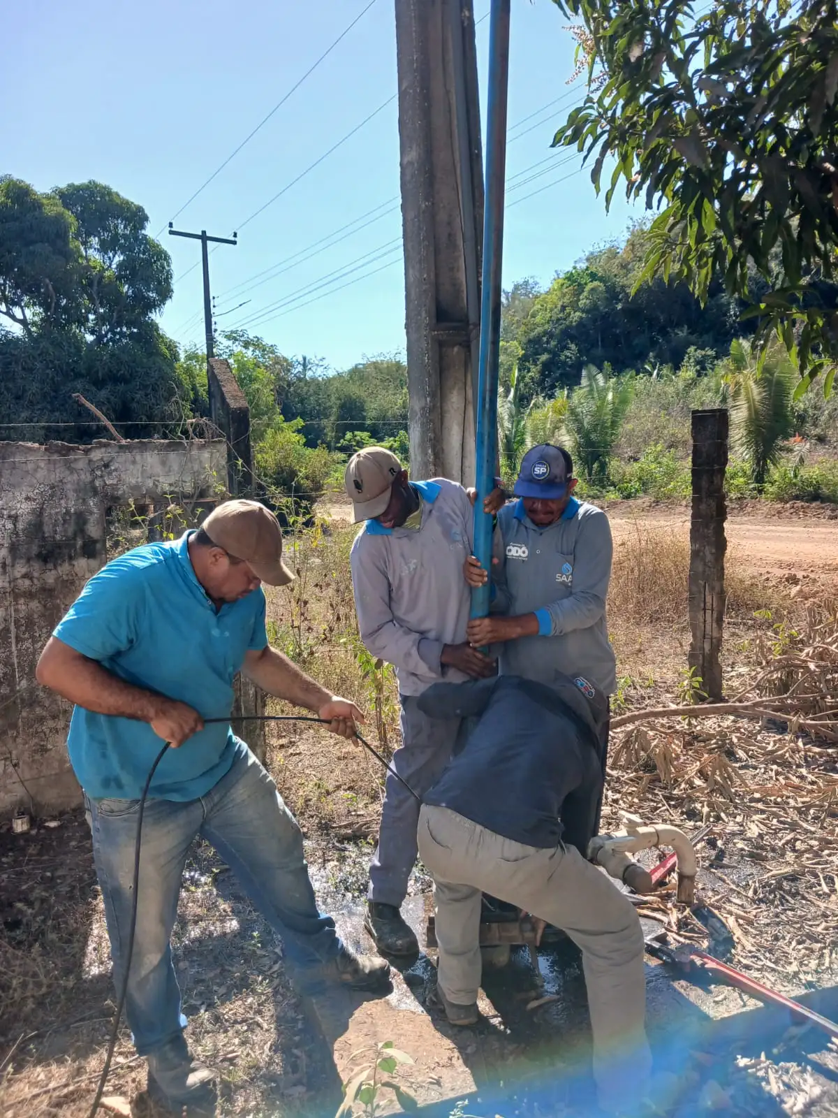 SAAE realiza revisão em poço e restabelece funcionamento no Povoado Mirindiba