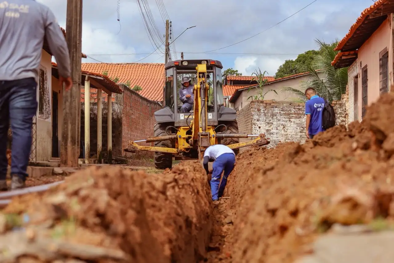 Foto 3 – Ampliação de Rede de Abastecimento no Bairro Trizidela