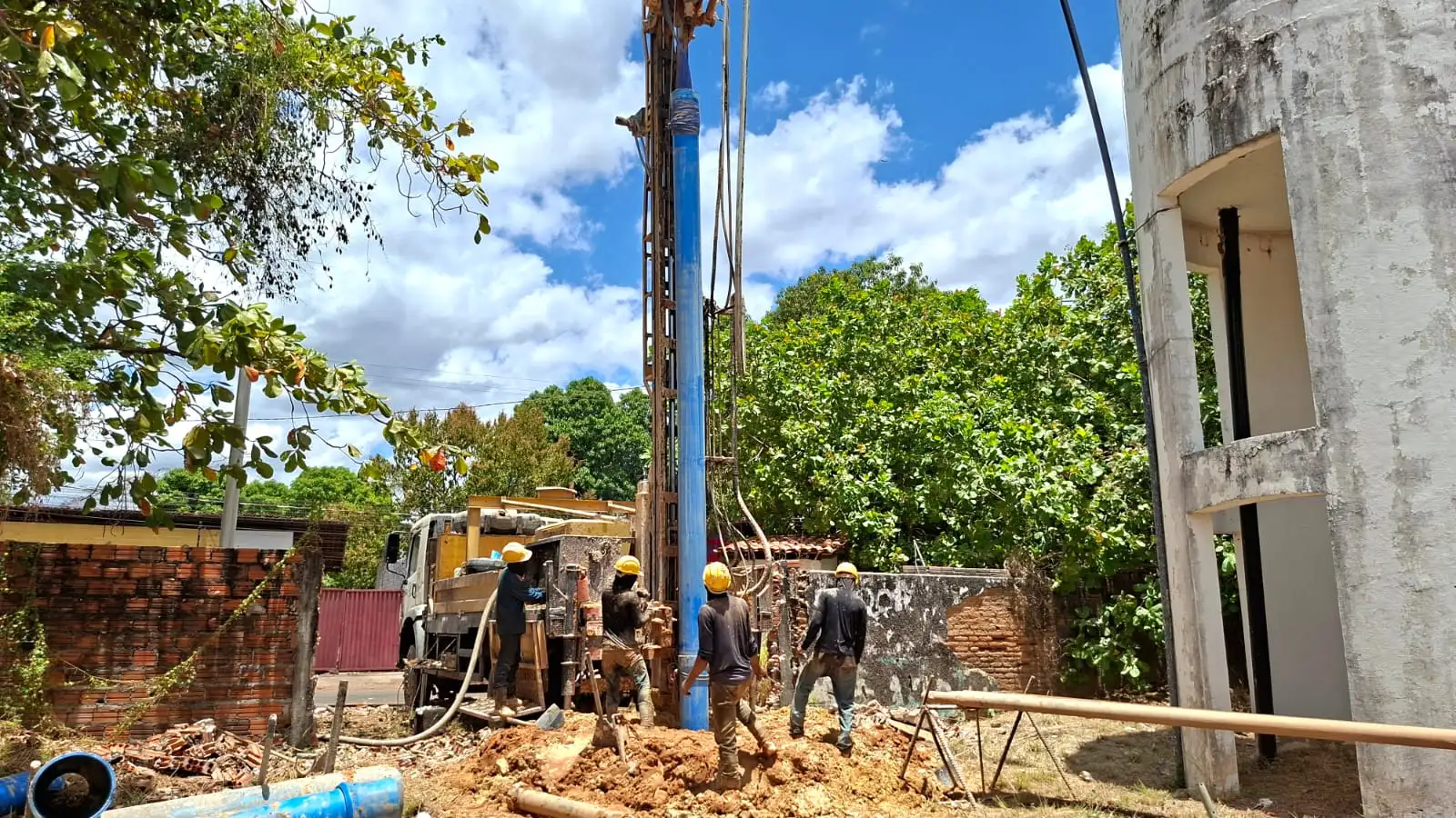 Foto 4 – SAAE Codó realiza perfuração de novo poço na Trizidela para melhorar abastecimento de água