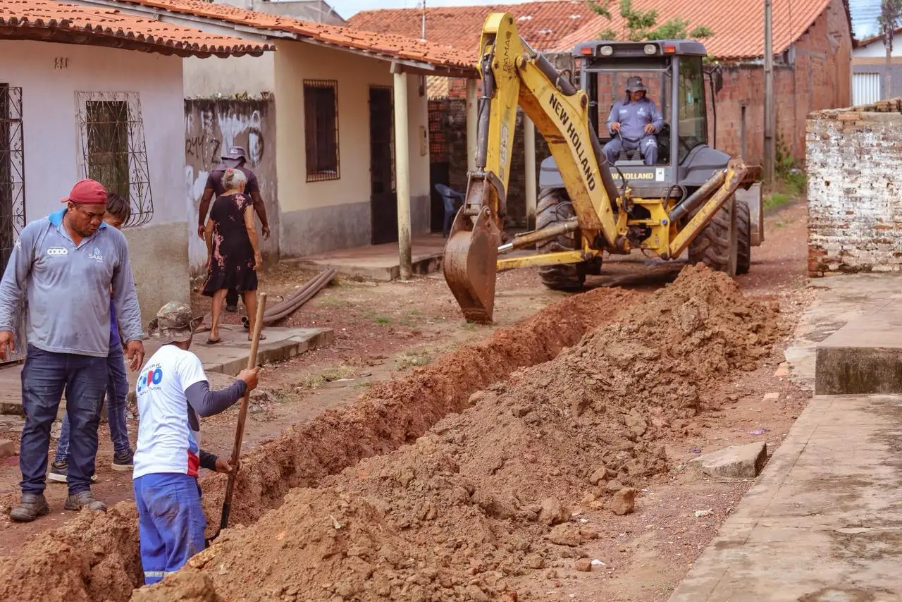 Foto 6 – Ampliação de Rede de Abastecimento no Bairro Trizidela