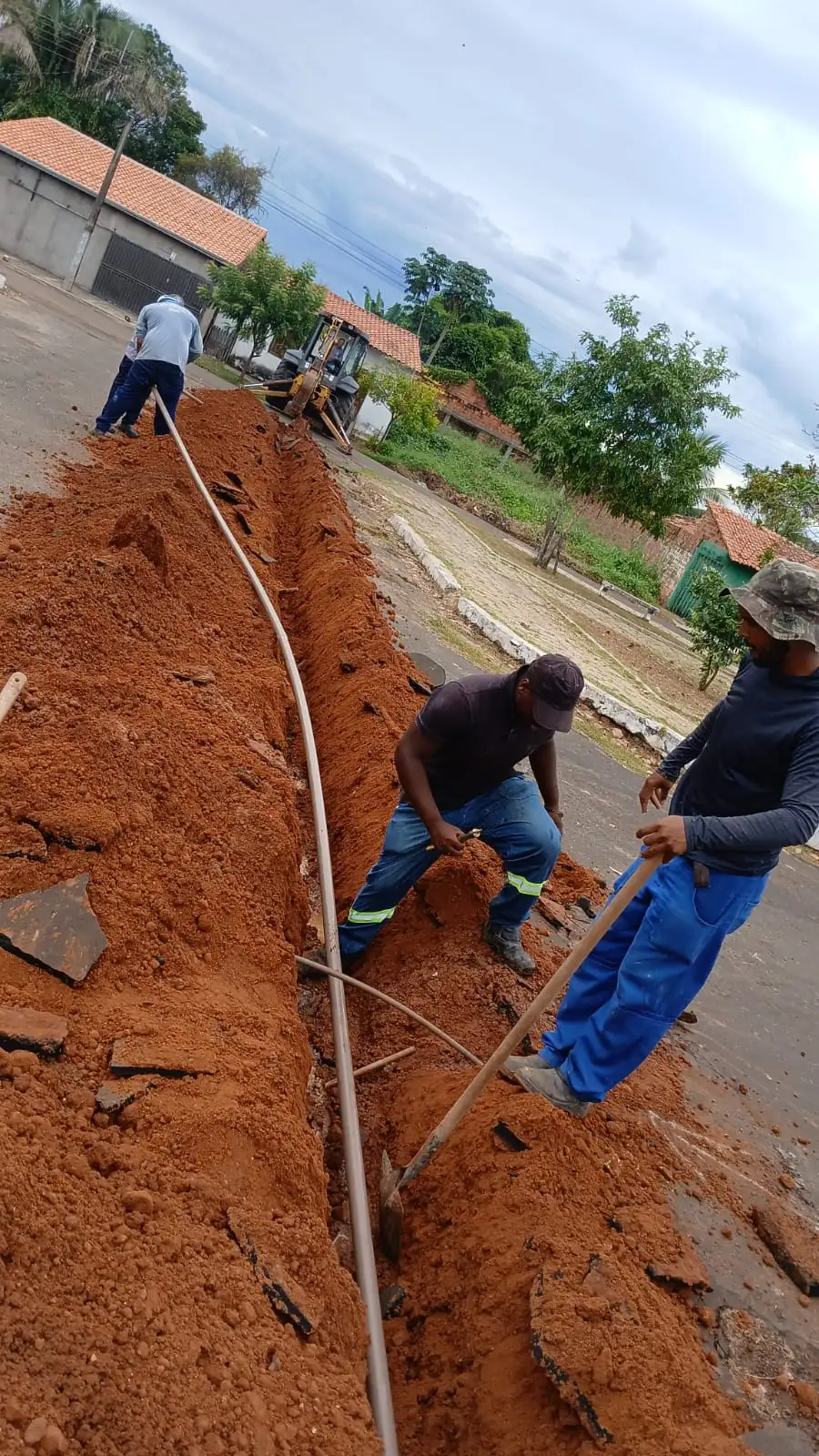 Obra de Extensão de Rede Beneficia Moradores da Travessa Moisés Reis, no Bairro São Francisco
