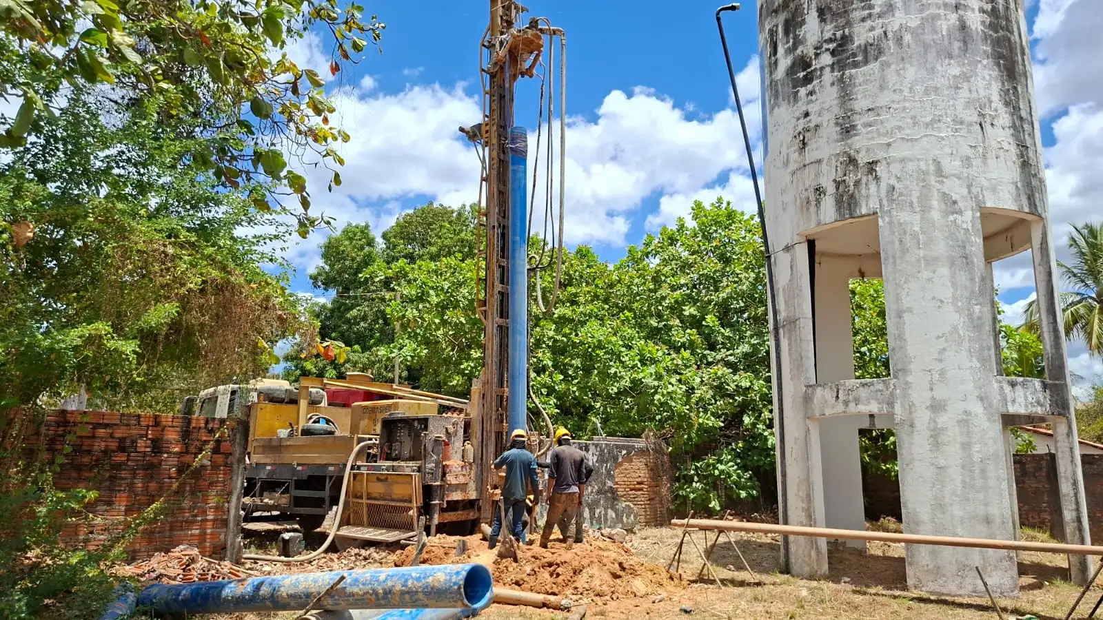 Foto 3 – SAAE Codó realiza perfuração de novo poço na Trizidela para melhorar abastecimento de água