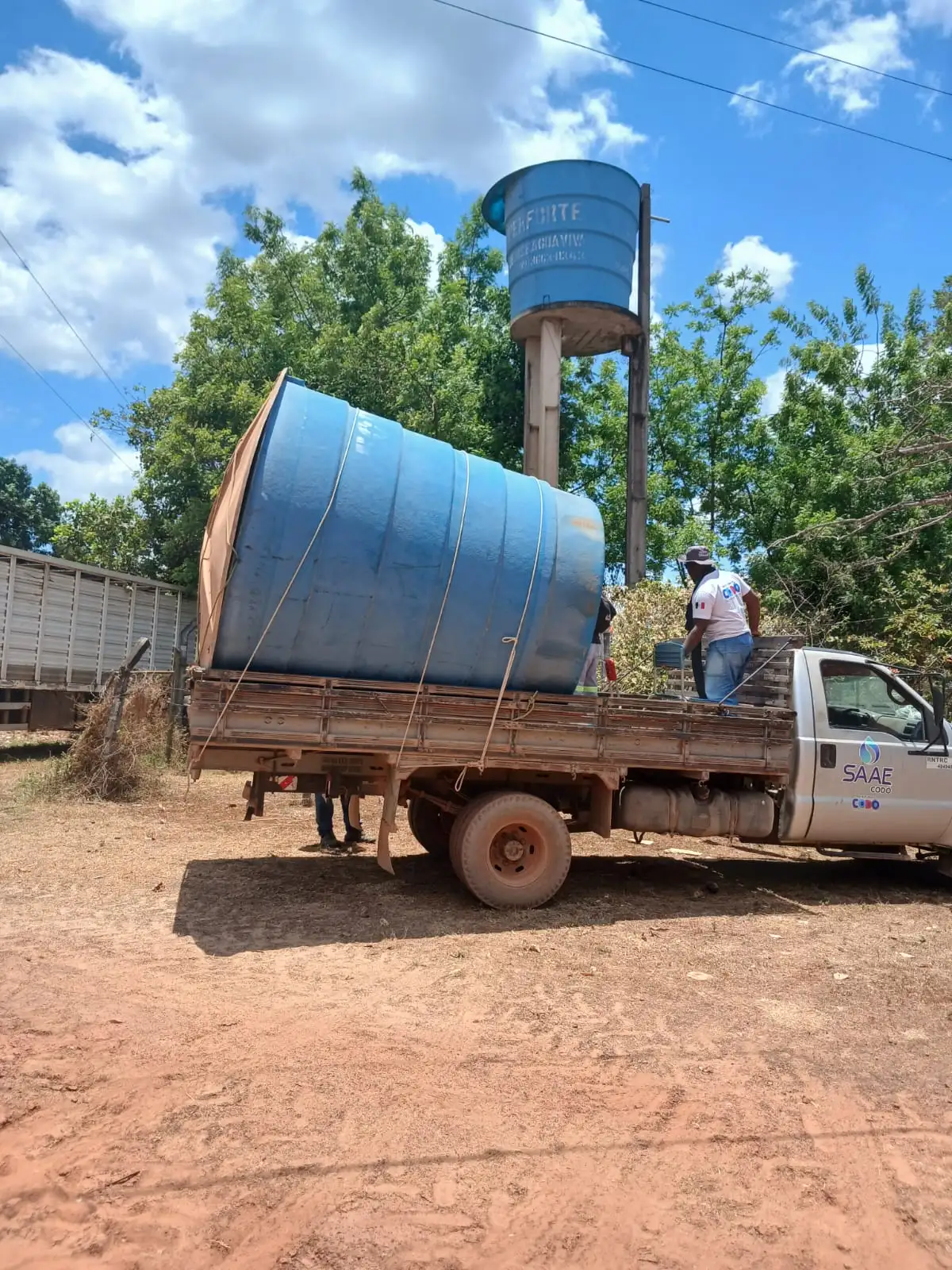 Foto 1 – SAAE Codó realiza troca de bomba e amplia vazão de água no povoado Lagoinha