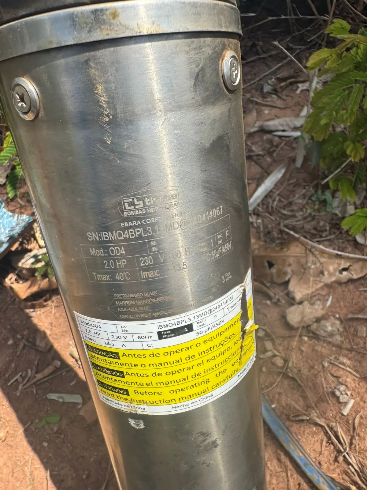 Foto 4 – SAAE REALIZA SUBSTITUIÇÃO DE BOMBA E MANUTENÇÃO DO SISTEMA DE ABASTECIMENTO NO POVOADO LIMOEIRO