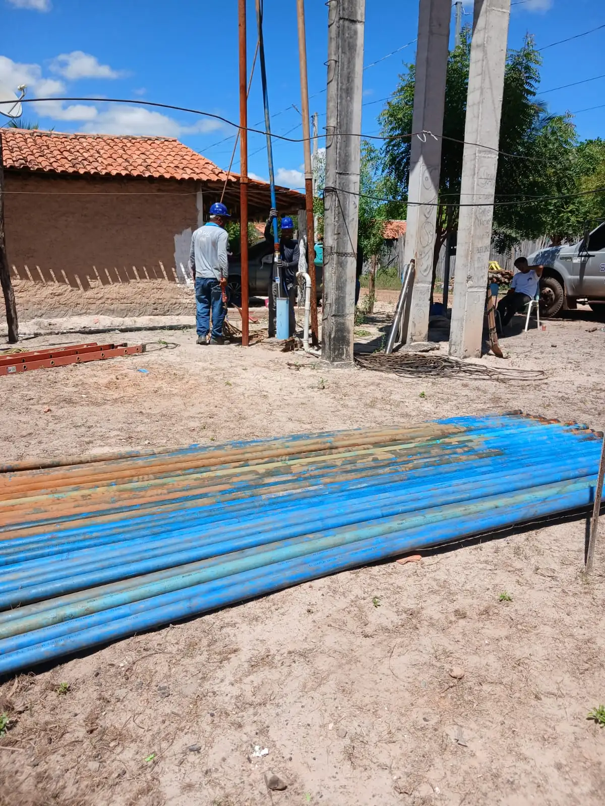 Foto 3 – SAAE realiza substituição de bomba em poço e amplia capacidade de abastecimento no povoado Pau Cheiroso