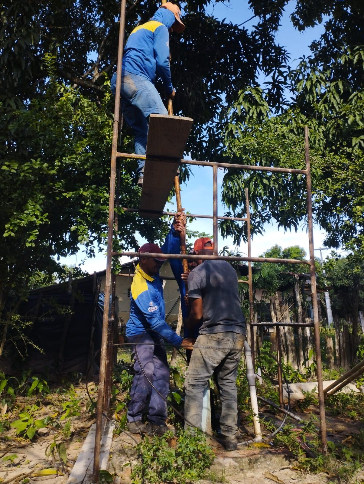 Nesta segunda-feira (08/05), o SAAE, realizou a troca da bomba no PT do Povoado Canto do Coxo.